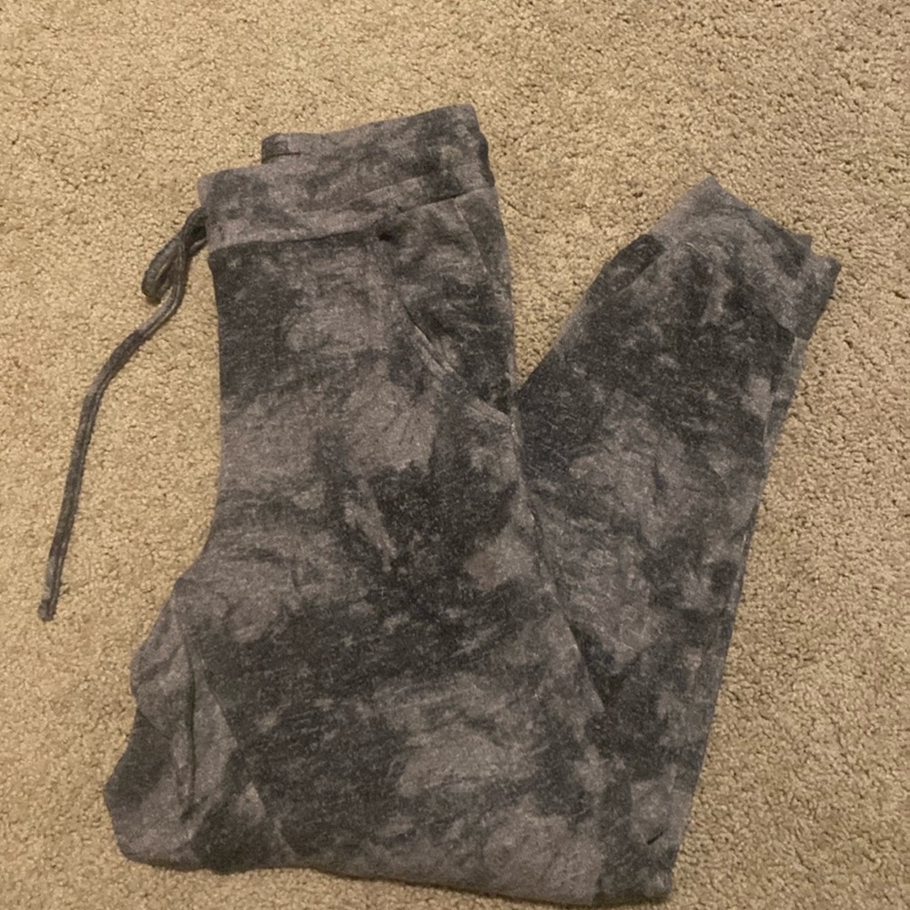 Grey Tye Dye Sweat Suit